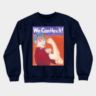 Rowena the Riveter Crewneck Sweatshirt